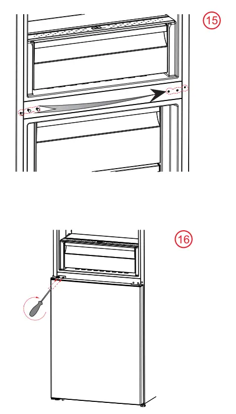 Cylinda KF1385LFVF Refrigerator freezer - fig 20
