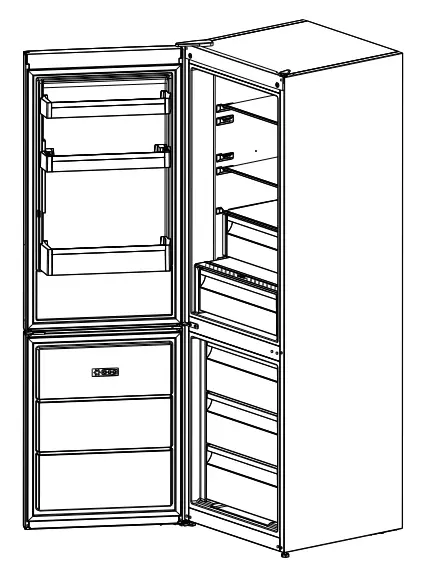 Cylinda KF1385LFVF Refrigerator freezer - fig 22