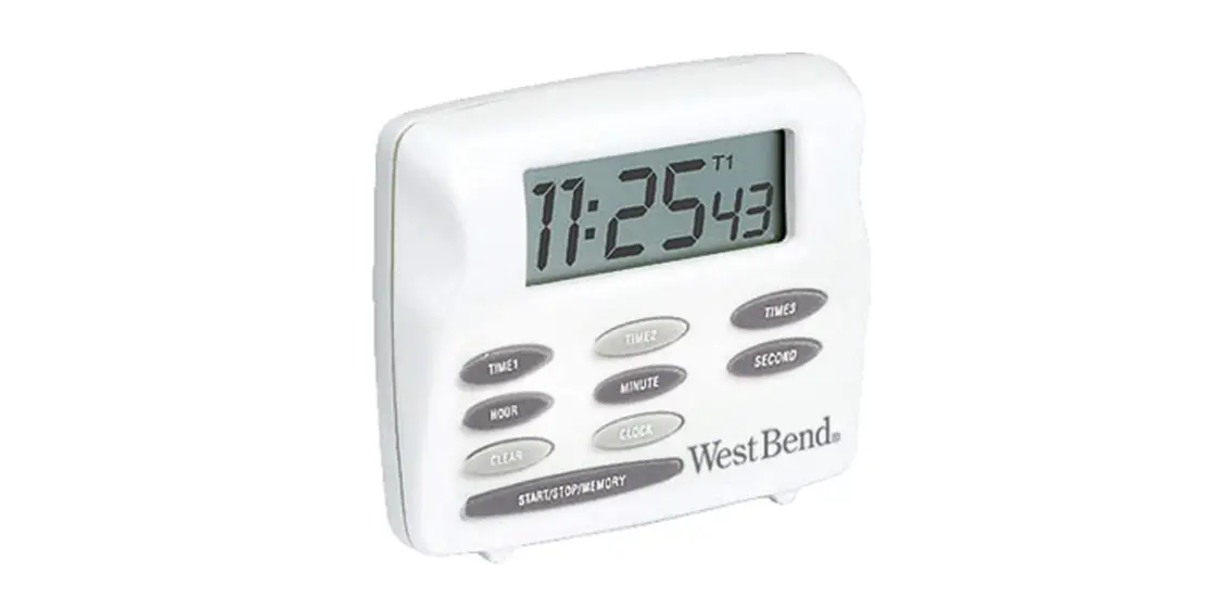 West Bend 40053 Digital Magnetic Kitchen Timer User Manual