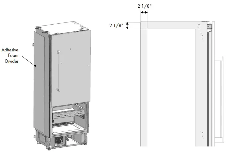 ZLINE Dual Built In Refrigerator - INSTALLATION 2