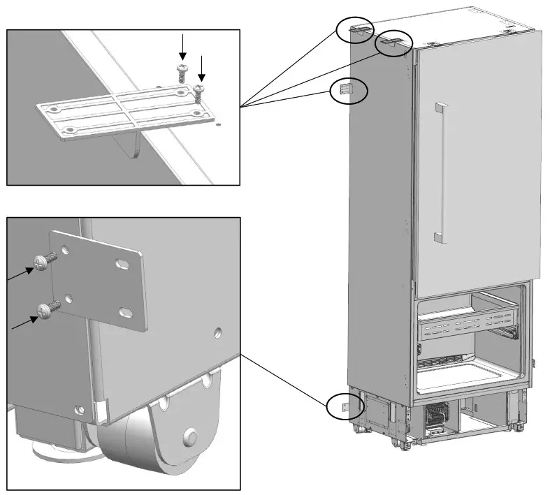 ZLINE Dual Built In Refrigerator - INSTALLATION 3