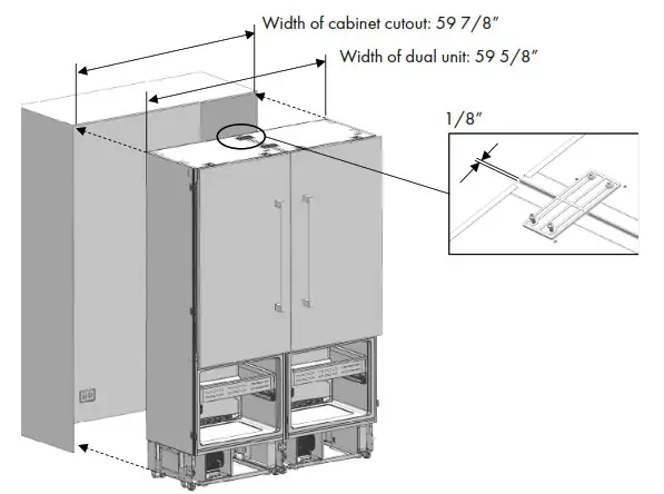 ZLINE Dual Built In Refrigerator - INSTALLATION 8