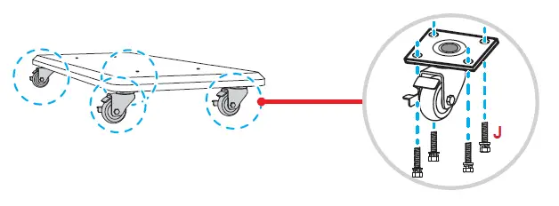 Optoma ST01 Mobile Trolley 11