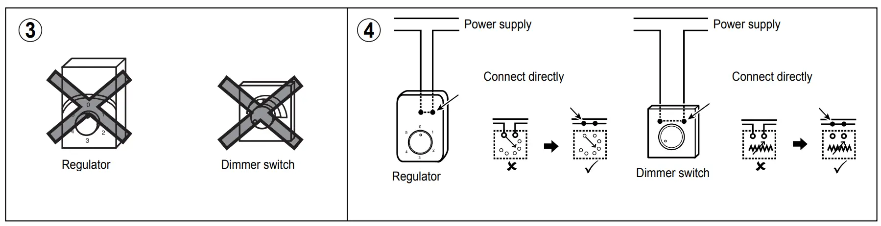 Connecting to the power supply