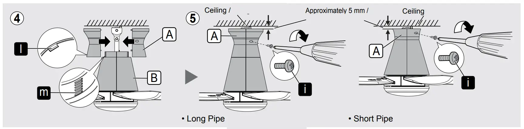 Installing the Canopy (Long Pipe)