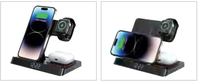 Shenzhen Huier Industrial H32 4 In 1 Wireless Charger - operation steps 2