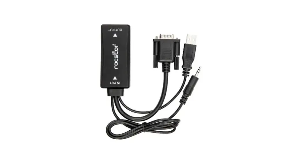 Rocstor Y10a218-b1 Vga To Hdmi Video Adapter User Manual