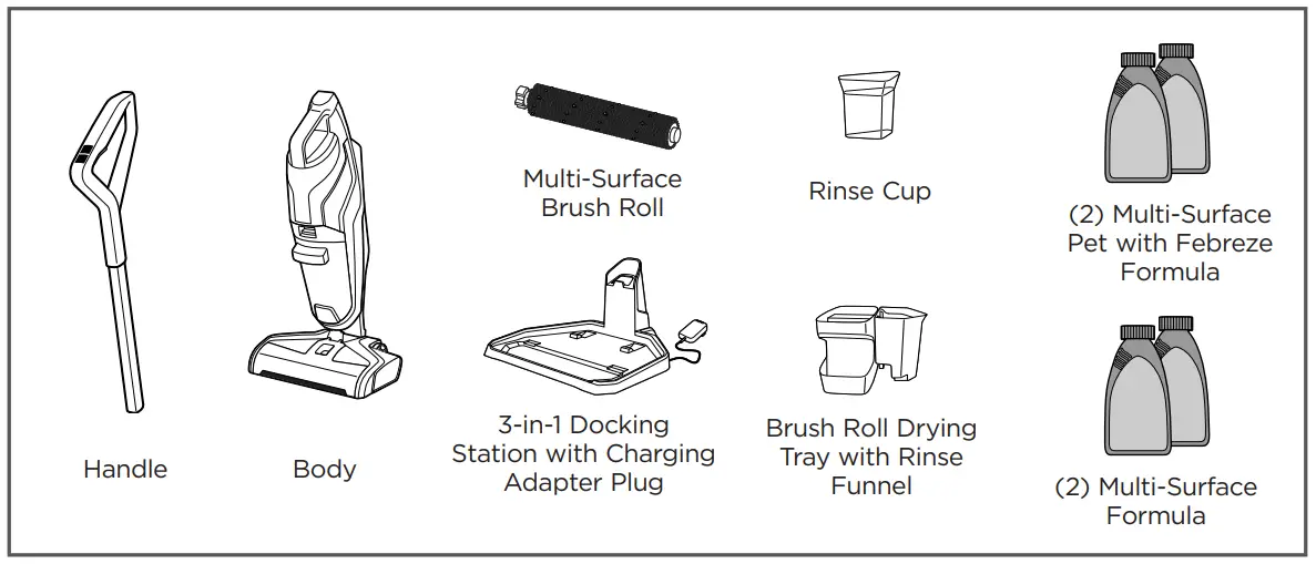 BISSELL 2551 Series Crosswave Cordless Multi Surface Wet Dry Vacuum - fig