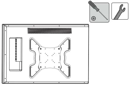 DQ17-1123 Kosmas TV Vloerstandaard zwart -5