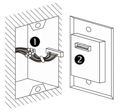 ENFORCER SK B111 PQ Indoor Bluetooth Single Gang Keypad Proximity Reader - Reader
