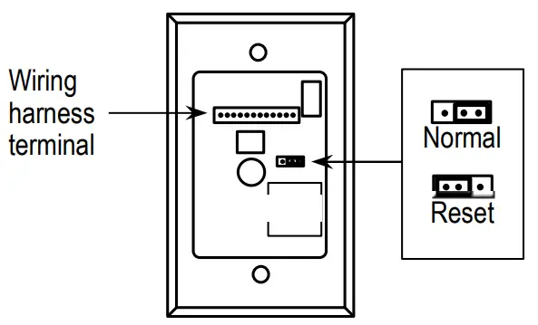 ENFORCER SK B111 PQ Indoor Bluetooth Single Gang Keypad Proximity Reader - Sample Wiring2