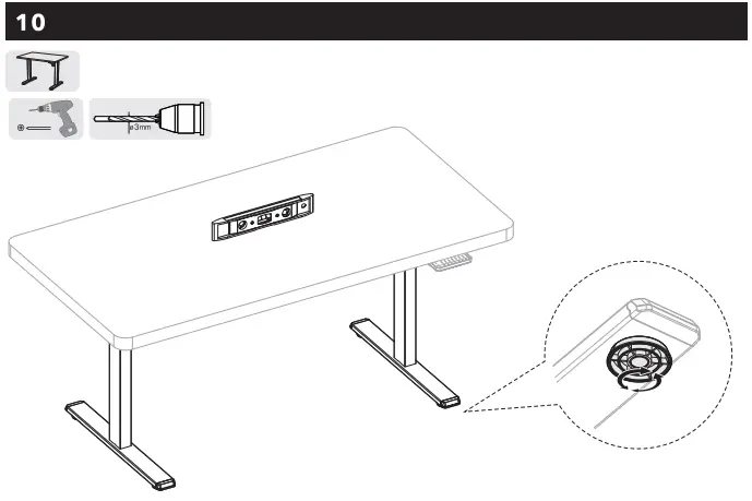 alza ergo APW EGET8100 Ergo Table ET1 Essential - Figure 6