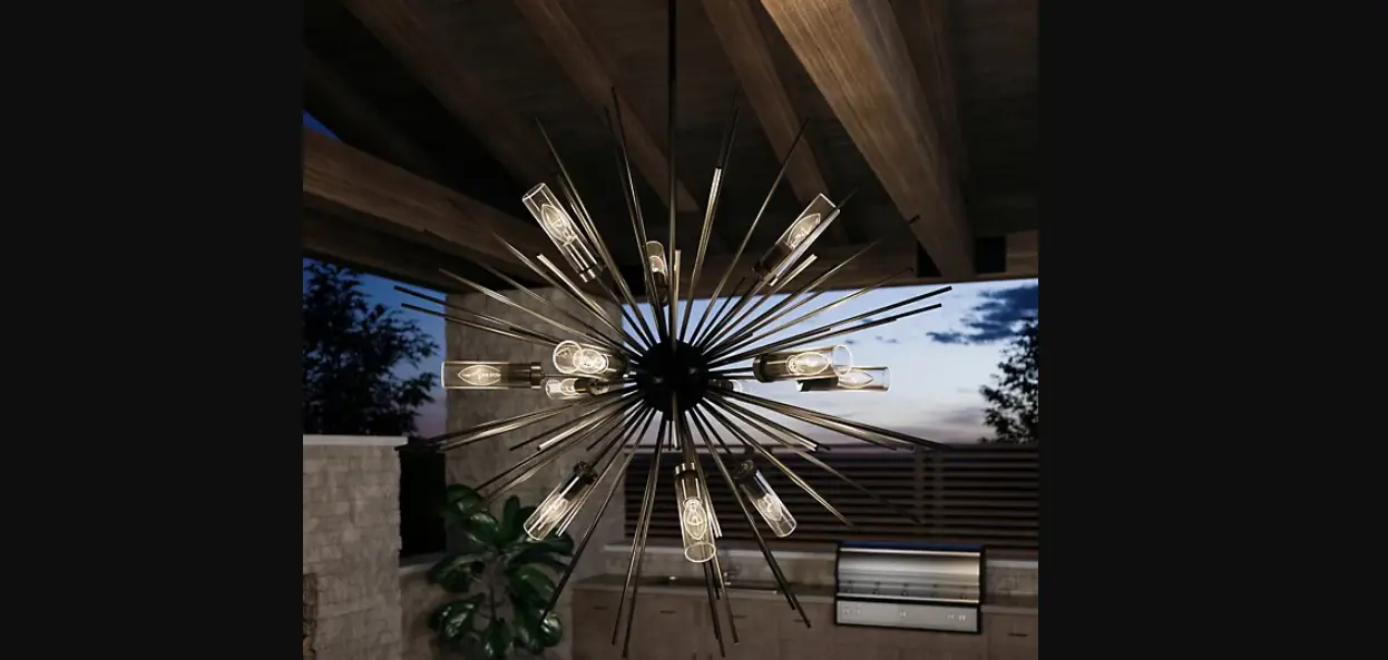 Feiss Olf3295-9 Hilo Outdoor Chandelier Instruction Manual