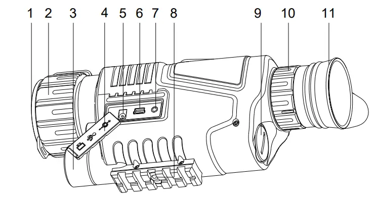 denver NVI-450 Digital Night Vision Mononuclar - Figure 2