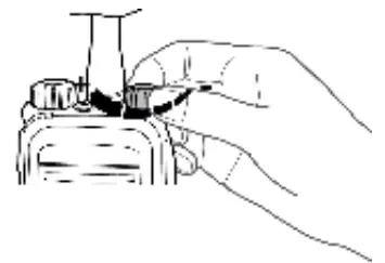 Hytera PD562i UL913 Digital Portable Radio - Adjusting the Volume