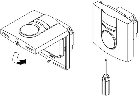 aube Electronic Thermostat TH131 - the power base