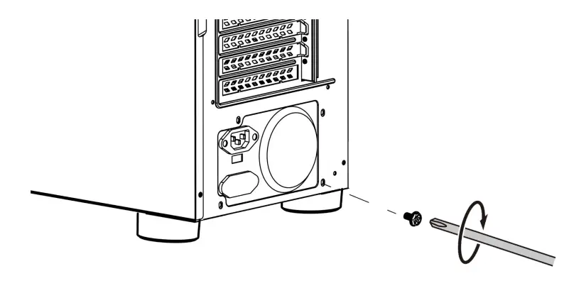 Install the power supply