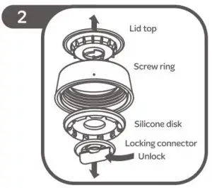 FIG 9 INSTRUCTION FOR CLEANING MEALTIME CUPS