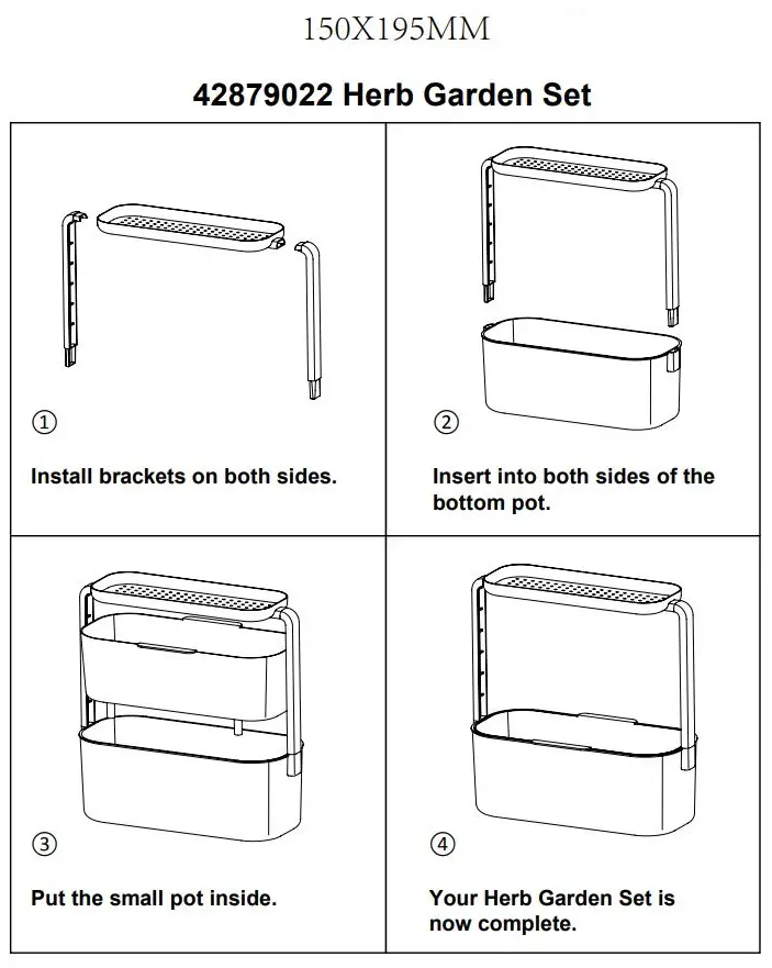 Kmart Herb Garden Set 42879022 Instruction Manual