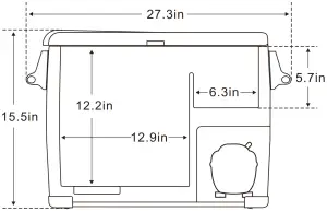 AstroAI ASIPF35B - SIZE DESCRIPTION 1