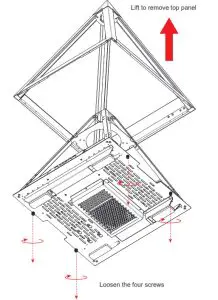 AZZA Pyramid CSAZ-804L-Glass Panel