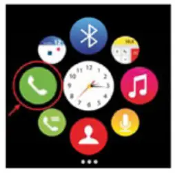 Telephone calls menu