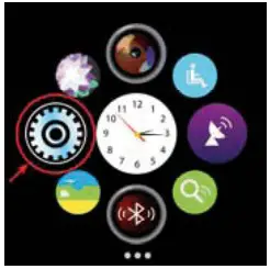 General adjustment menu