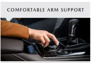 Mazda Connect and Mazda Connected Services - COMFORTABLE ARM SUPPORT