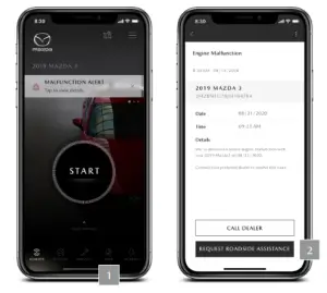 Mazda Connect and Mazda Connected Services - ROADSIDE ASSISTANCE