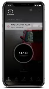 Mazda Connect and Mazda Connected Services - displayed at the top
