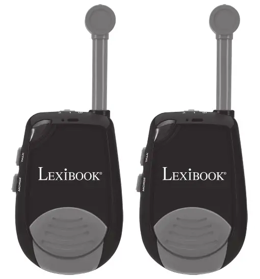 LEXIBOOK TW25 Series Walkie-Talkies with Belt Clip