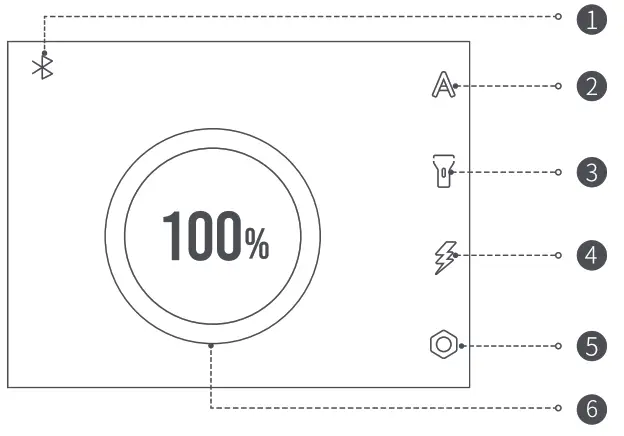 70mai Tera 1000 Portable Power Station - Main interface