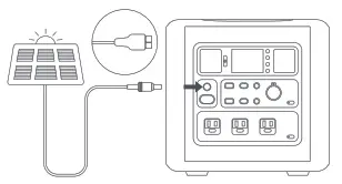 70mai Tera 1000 Portable Power Station - solar panel