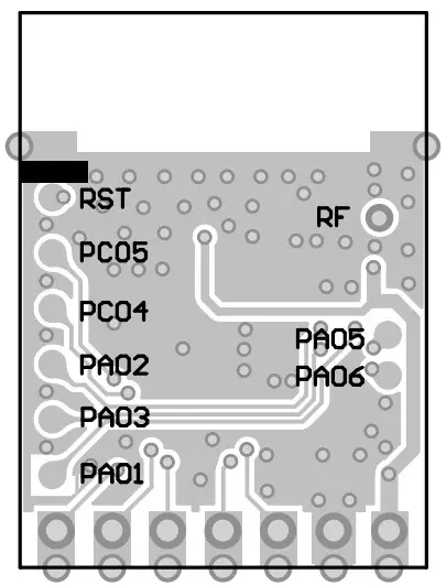 Cdtech CDZ-N2EFR32-00 Zigbee Module - Pin Description 2