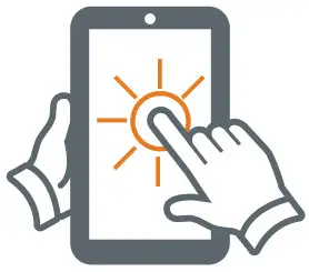 onn 100044018G Kids Tablet - Touching and Typing 3