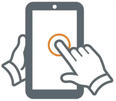 onn 100044018G Kids Tablet - Touching and Typing