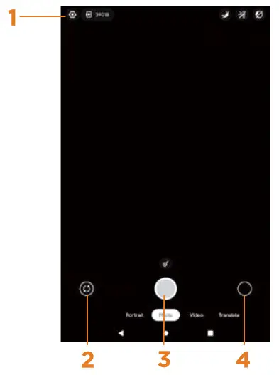 onn 100044018G Kids Tablet - Using the Cameras