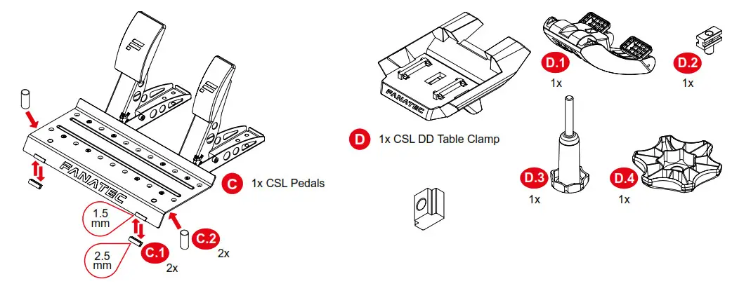 FANATEC DD Pro Officially Revealed for GT Sport and GT7- PACKAGE CONTENT 3