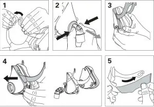 ResMed 63114 AirFit F10 Full Face Mask - fig 2