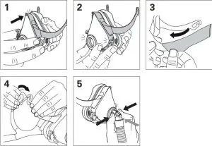 ResMed 63114 AirFit F10 Full Face Mask - fig 3l