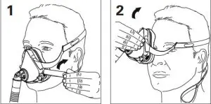 ResMed 63114 AirFit F10 Full Face Mask -ull Face M