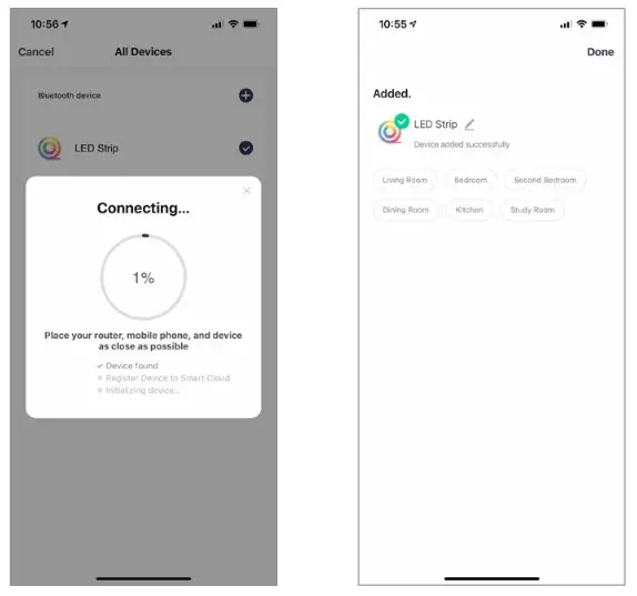 Brookstone Smart LED Strip White and Color Changing- ADD DEVICE 2