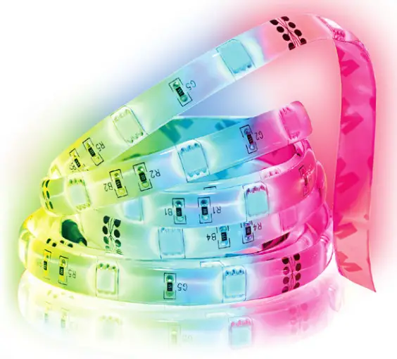 Brookstone Smart LED Strip White and Color Changing