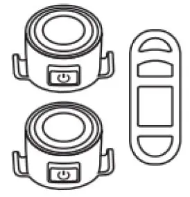 ARROW ARE-RBXCOMP Compact Bike Light Set