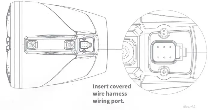 Rockford Fosgate M1WL 65MB Moto Can Speaker - covered