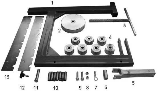 Clarke CBMEW1 Bench Mounted English Wheel - INVENTORY