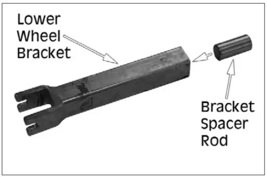 Clarke CBMEW1 Bench Mounted English Wheel - bracket