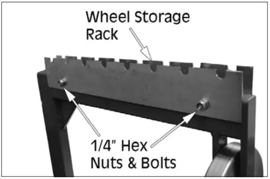 Clarke CBMEW1 Bench Mounted English Wheel - bracket6