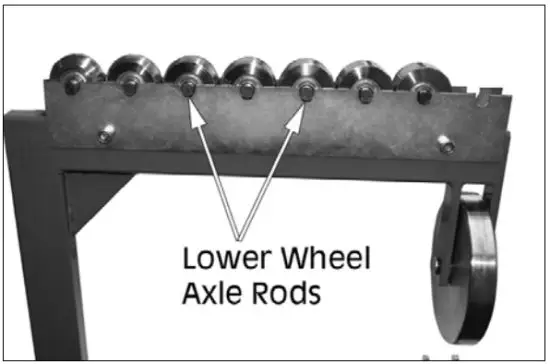 Clarke CBMEW1 Bench Mounted English Wheel - bracket7