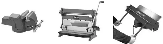 Clarke CBMEW1 Bench Mounted English Wheel - fig1